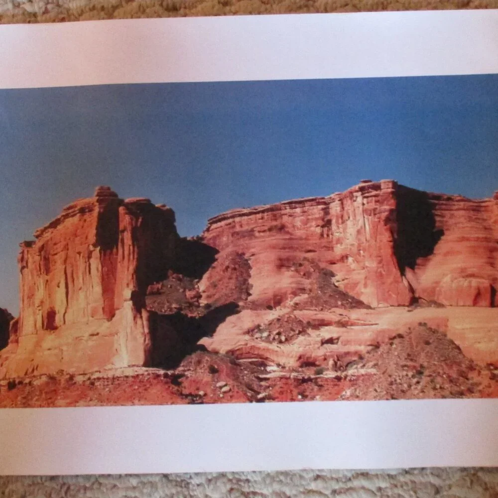 Panoramic Moab Utah Desert Photograph Peter Lorber 8.4 feet long x 12.5 inches